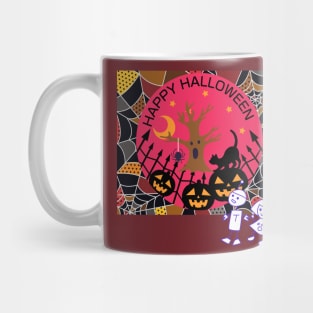 Hko and Trobot in Halloween by Hidemi Woods Mug